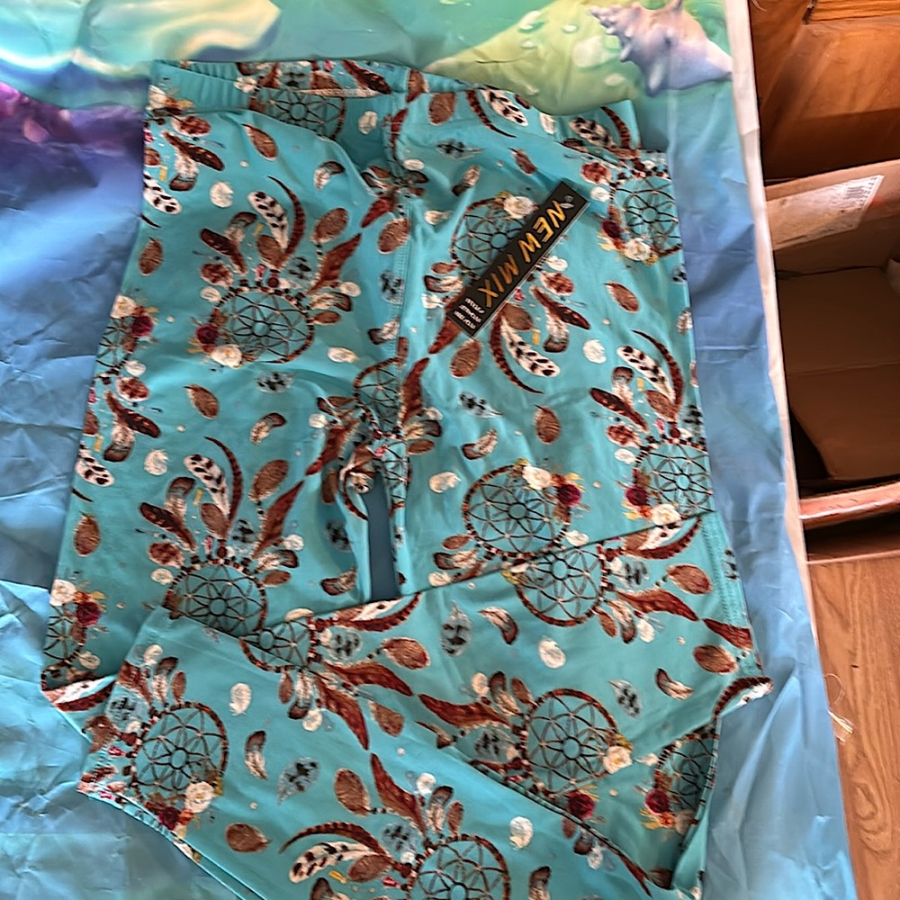 Turquoise Dream Catcher Leggings